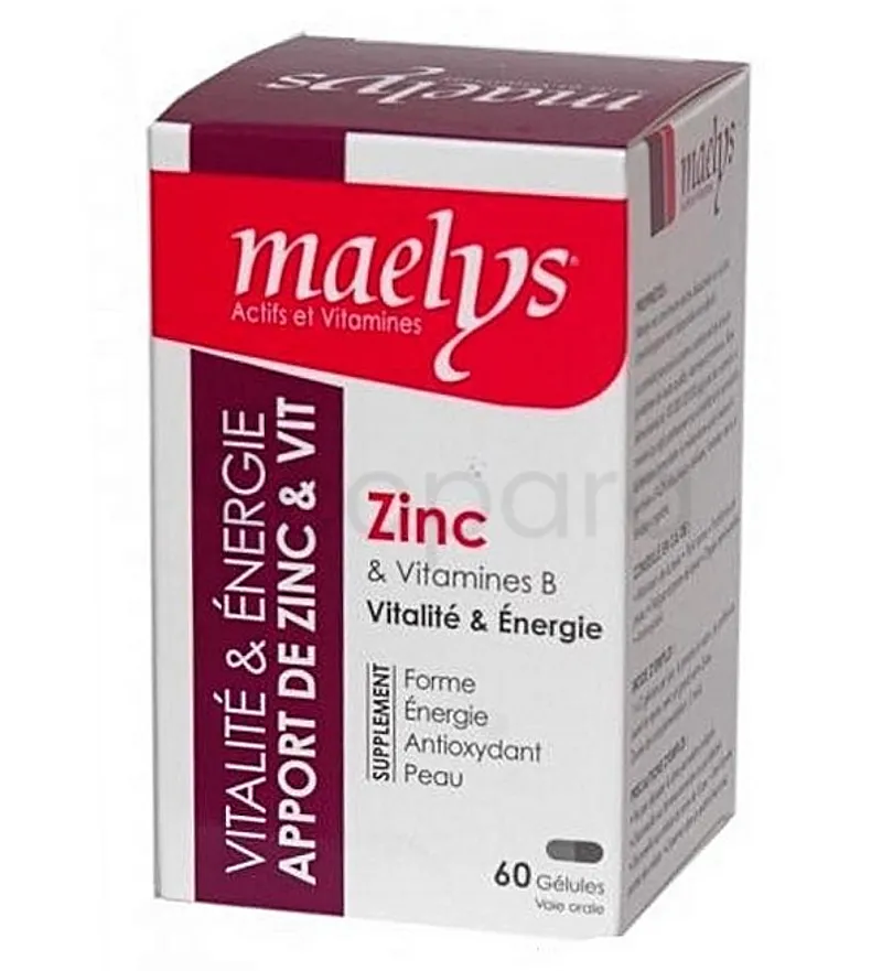 MAELYS ZINC BOITE DE 60 GELULES
