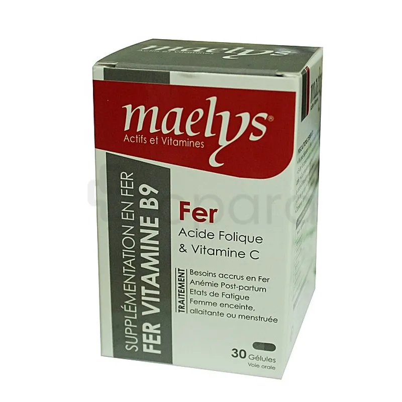 MAELYS FER BOITE DE 30 GELULES