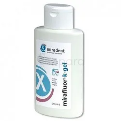 MIRADENT MIRAFLUOR K GEL FRAISE 250ML