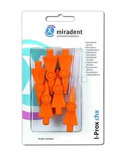 MIRADENT I-PROX CHX BOITE DE 6 ORANGE CONIQUE