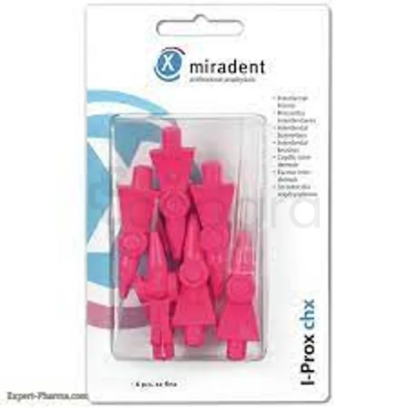 MIRADENT I-PROX CHX BOITE DE 6 ROSE XX-FINE