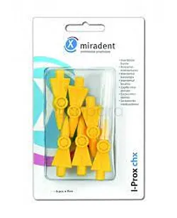 MIRADENT I-PROX CHX BOITE DE 6 JAUNE X-FINE