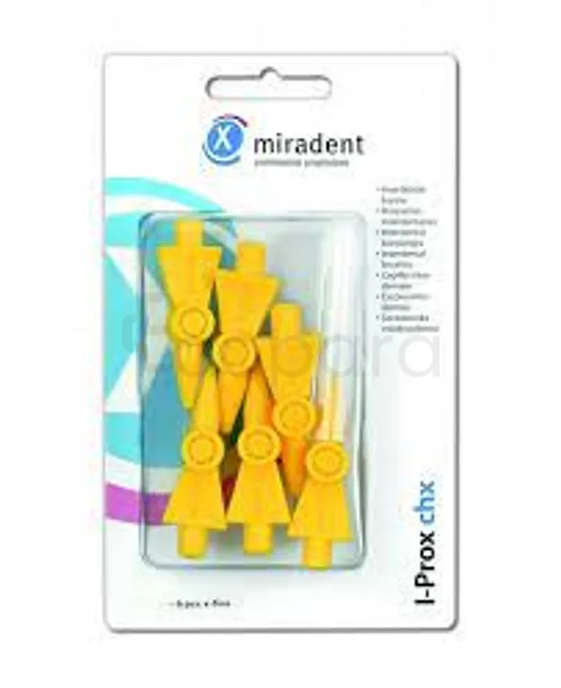 MIRADENT I-PROX CHX BOITE DE 6 JAUNE X-FINE