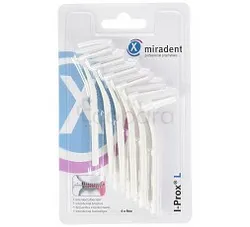 MIRADENT I PROX L 0.6MM BLANC BOITE DE 6