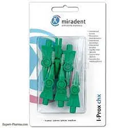 MIRADENT I-PROX CHX BOITE DE 6 VERT TAILLE M
