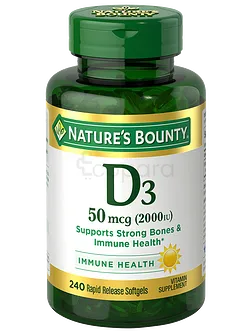 NATURE'S BOUNTY D3 50MCG 2000IU BOITE DE 240