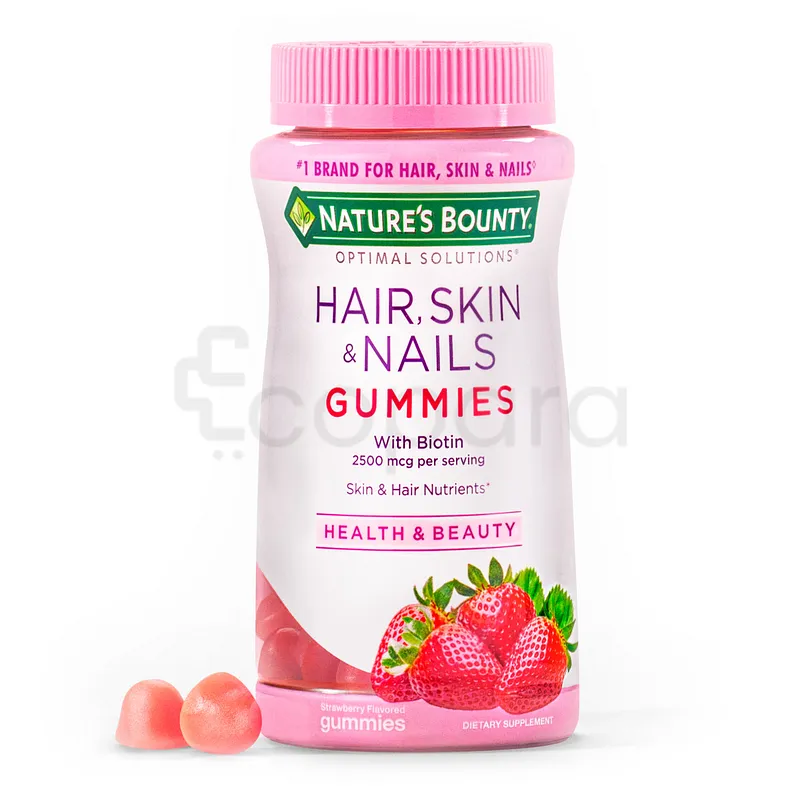 NATURE'S BOUNTY HAIR SKIN & NAILS GUMMIES BOITE DE 140