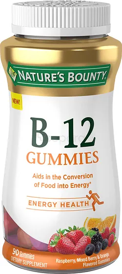 NATURE'S BOUNTY B12 GUMMIES BOITE DE 90