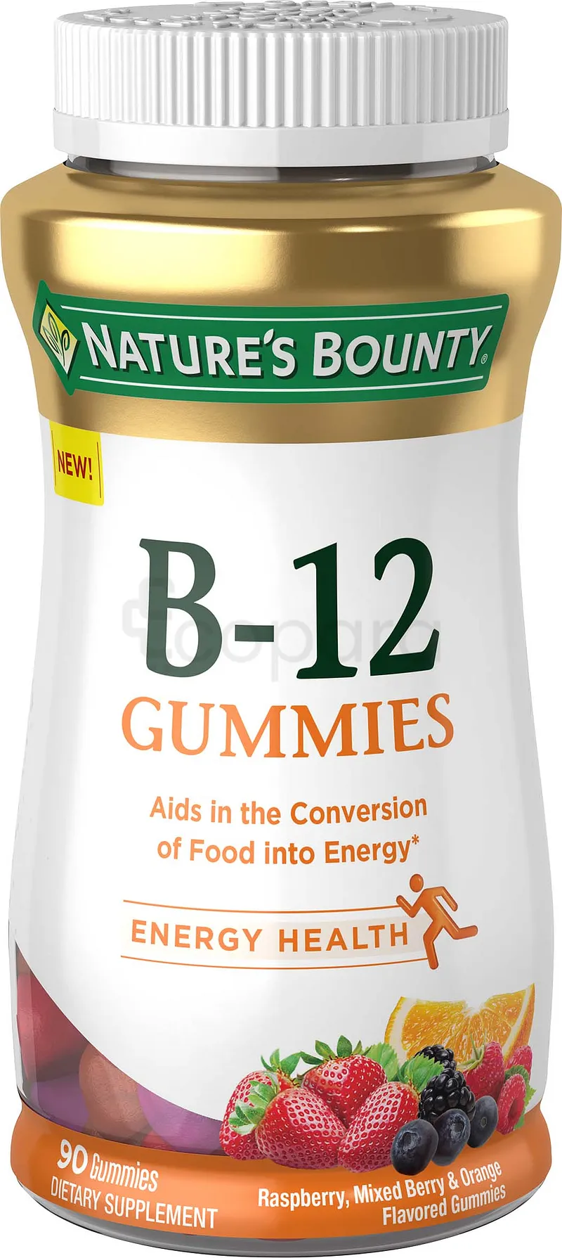 NATURE'S BOUNTY B12 GUMMIES BOITE DE 90