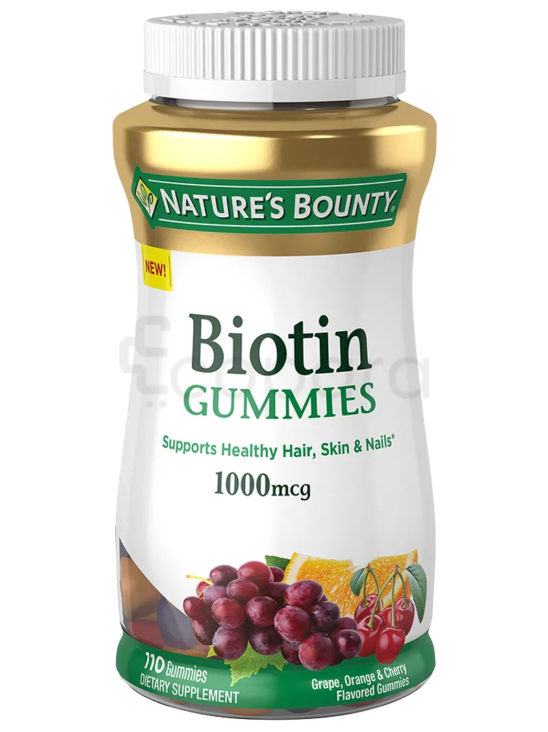 NATURE'S BOUNTY BIOTIN GUMMIES BOITE DE 110