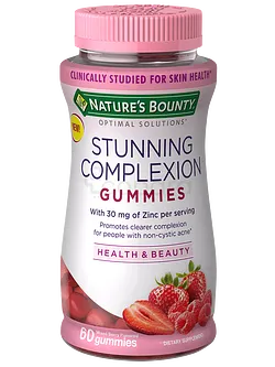 NATURE'S BOUNTY STUNNING COMPLEXION GUMMIES BOITE DE 60