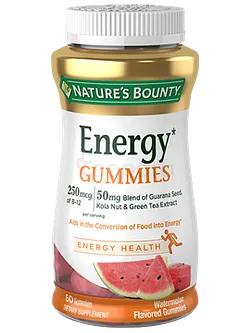 NATURE'S BOUNTY ENERGY GUMMIES 250MG BOITE DE 60