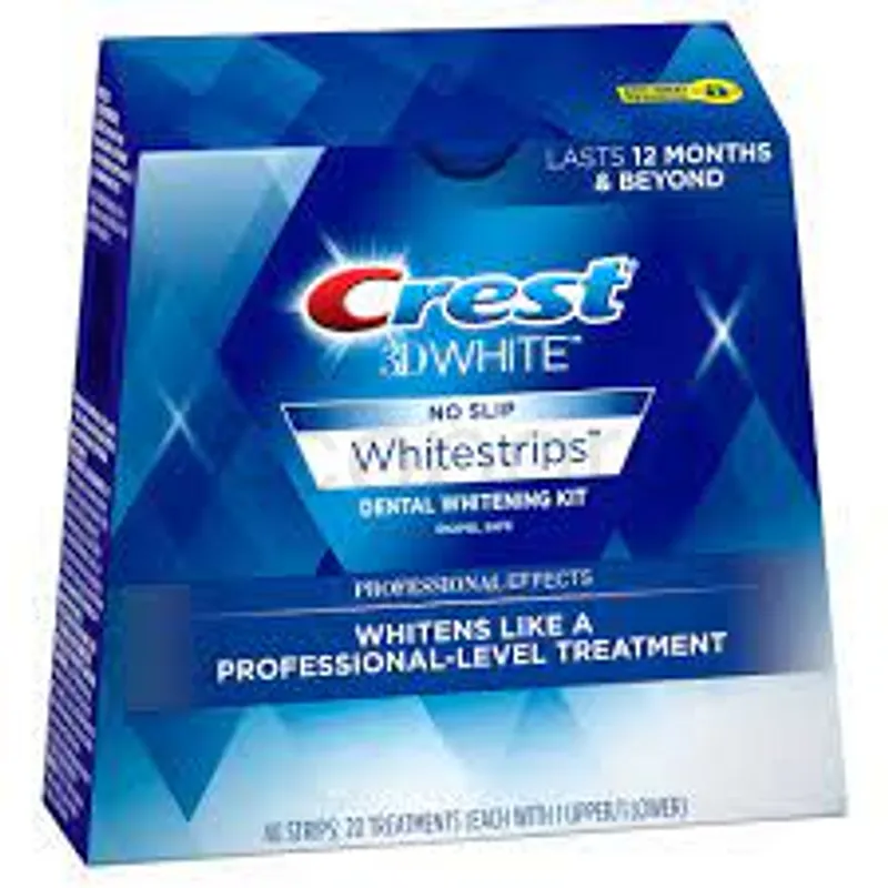 CREST 3D WHITESTRIPS PROFESSIONAL EFFECTS 20 TREATMENTS BOITE DE 40 STRIPS