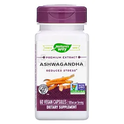 NATURES WAY ASHWAGANDHA STANDARDIZED EXTRACT BOITE DE 60 CAPSULES
