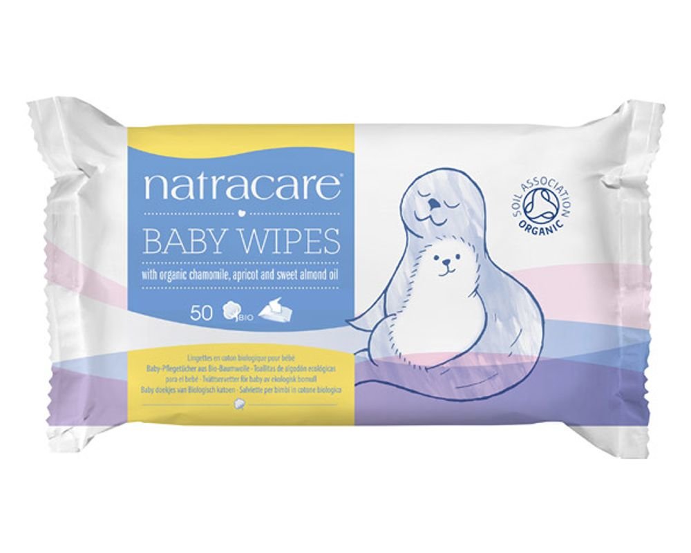 NATRACARE LINGETTES BEBE BOITE DE 50