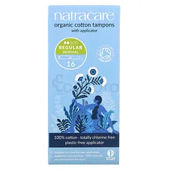 NATRACARE COTTON TAMPONS ORGANIC AVEC APPLICATEUR SUPER BOITE DE 16