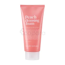NATURE REPUBLIC DAILY FRESH PEACH CLEANSING FOAM 300ML