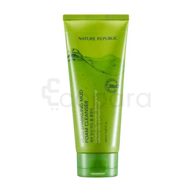 NATURE REPUBLIC JEJU SPARKLING MUD FOAM CLEANSER 150ML