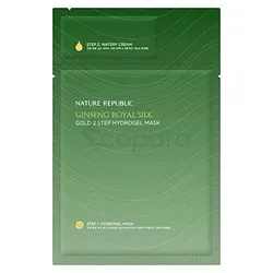 NATURE REPUBLIC GINSENG ROYAL SILK GOLD 2 STEP HYDROGEL MASK