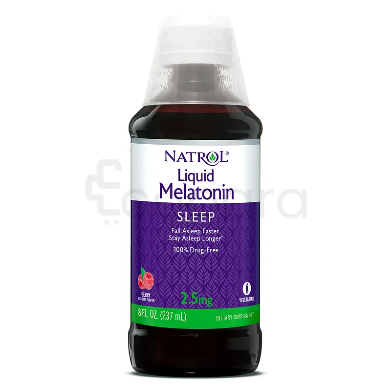 NATROL LIQUID MELATONIN SLEEP 2.5MG 8OZ