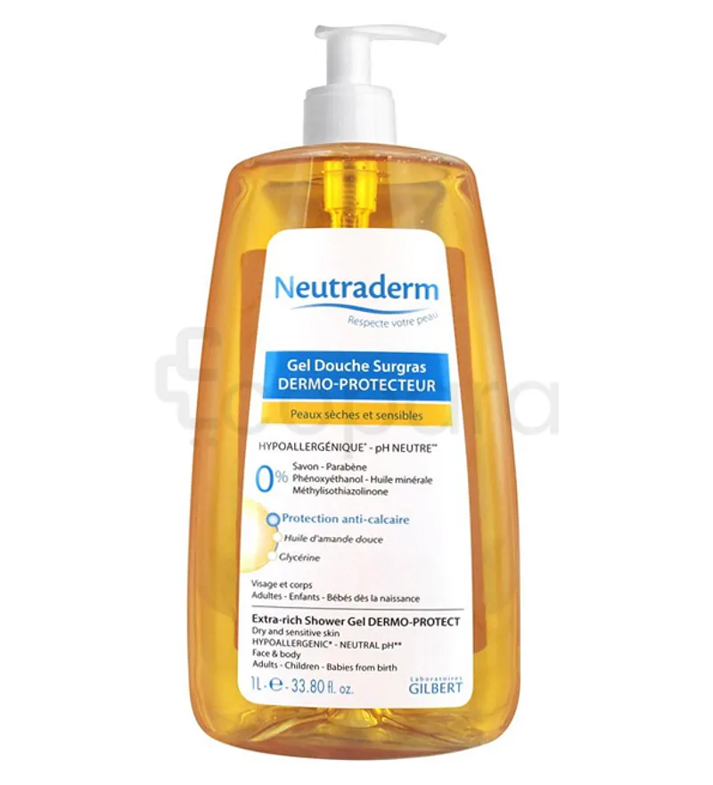 NEUTRADERM GEL DOUCHE SURGRAS DERMO PROTECTEUR 1L