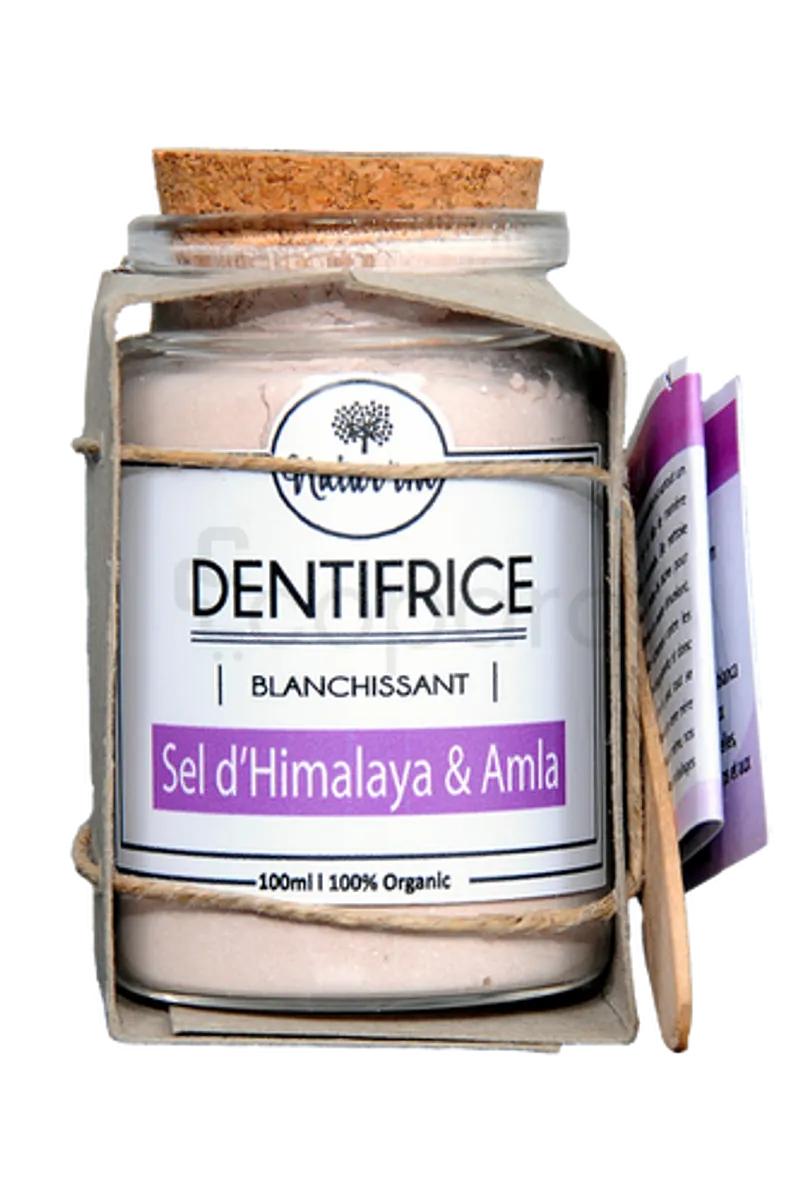 NATUR'IM DENTIFRICE HIMA-SHU SEL D'HIMALAYA & AMLA 50G