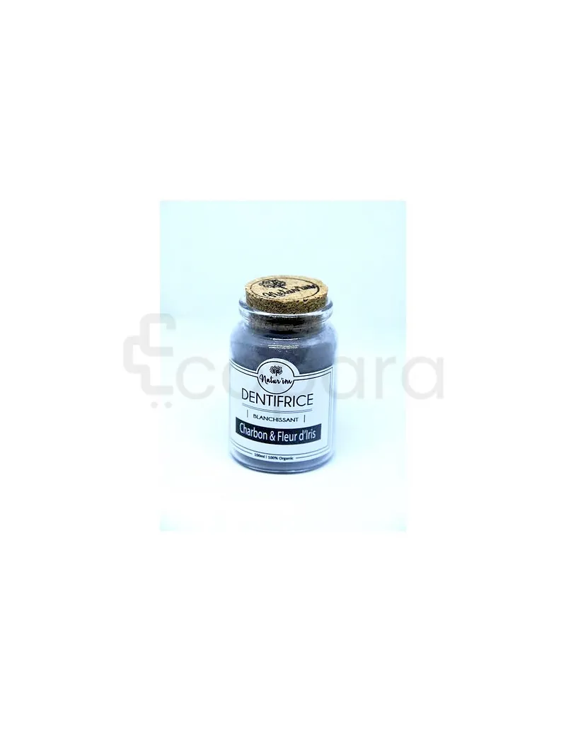NATUR'IM DENTIFRICE BLANCHISSANT CHARBON & POUDRE D'IRIS 50G
