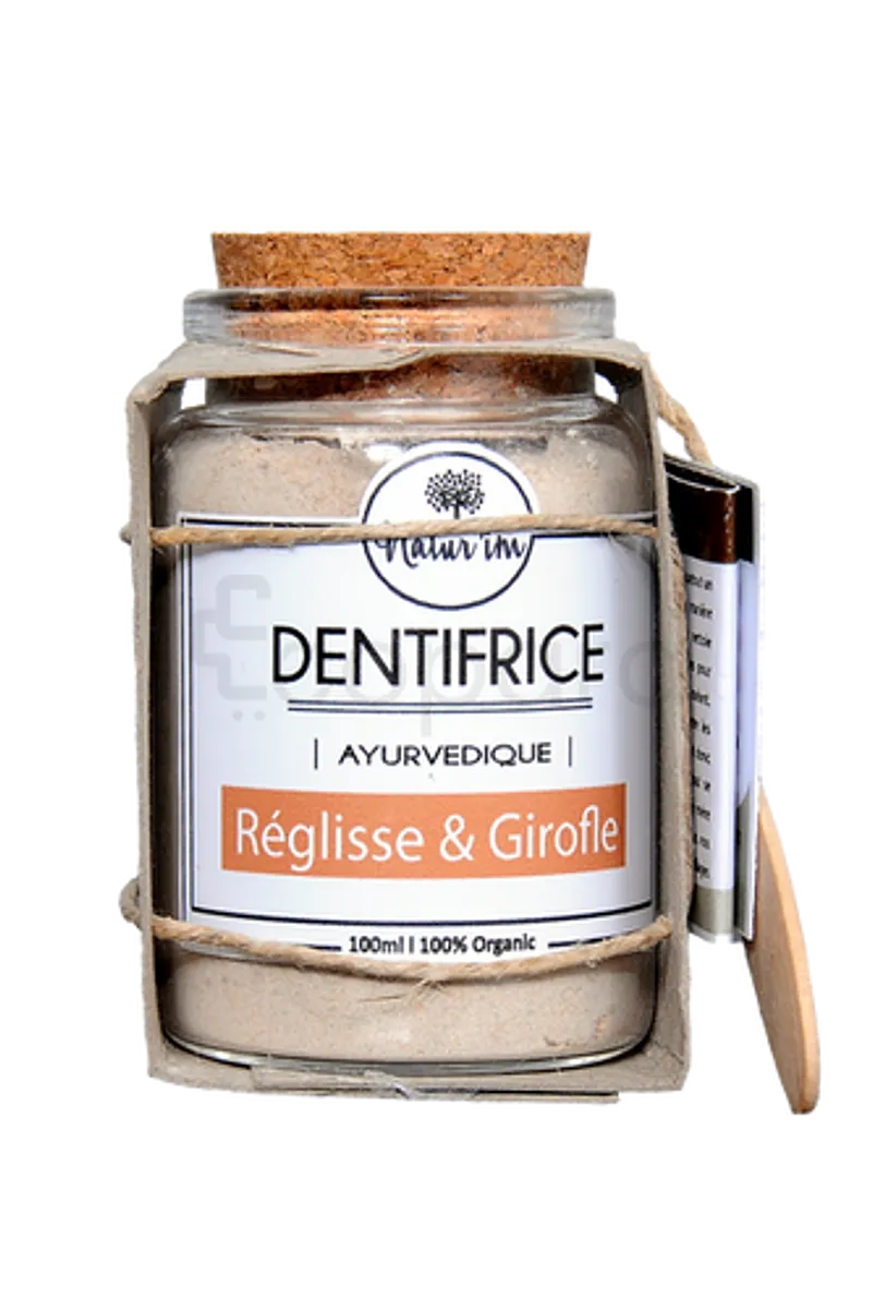 NATUR'IM DENTIFRICE AYURVEDIQUE REGLISSE & GIROFLE 50G