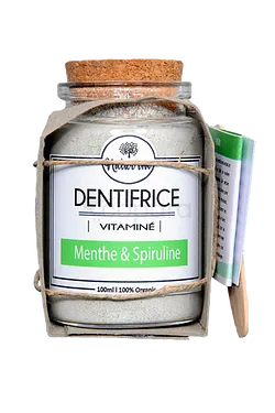 NATUR'IM DENTIFRICE POUDRE MENTHE SPIRULINE 100ML