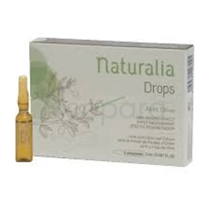 NATURALIA DROPS AHA OLIVE EFFET REGENERANT BOITE DE 5 AMPOULES