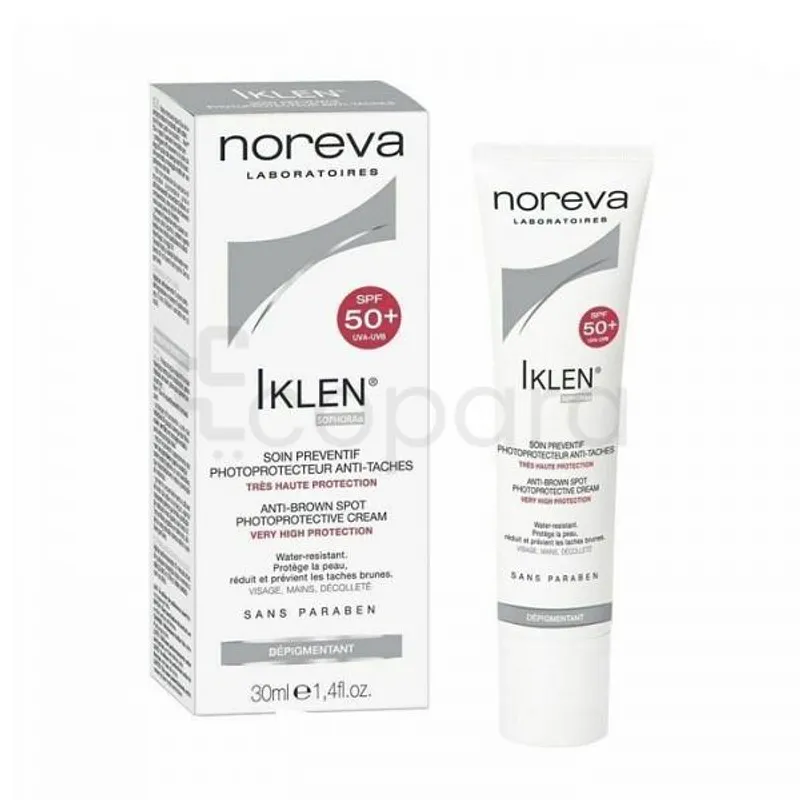 NOREVA IKLEN ECRAN ANTI BROWN SPOT PHOTOPROTECTIVE CREAM SPF50 30ML