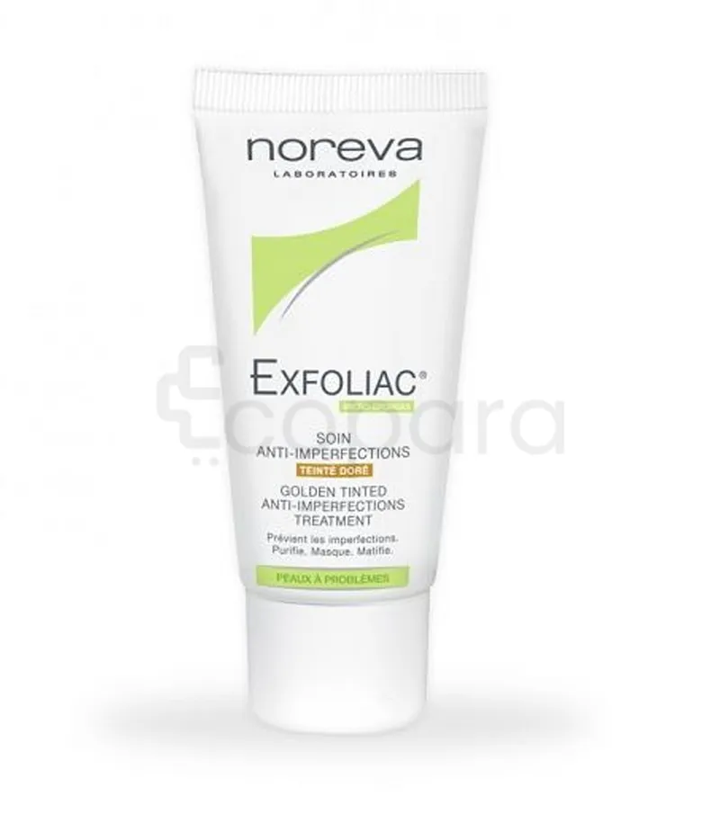NOREVA EXFOLIAC SOIN ANTI-IMPERFECTION TEINTE DORE 40ML