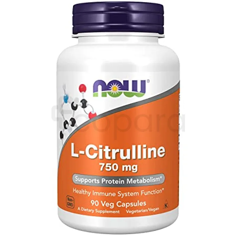 NOW L-CITRULLINE 750MG BOITE DE 90 CAPSULES