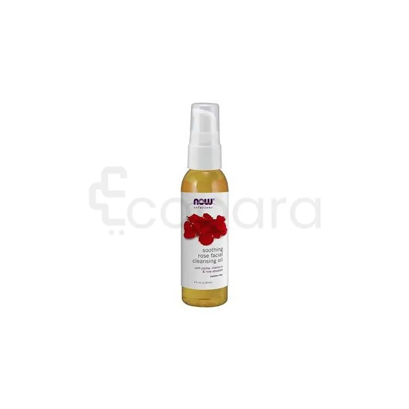 NOW HUILE NETTOYANTE POUR LE VISAGE A LA ROSE APAISANTE 100ML
