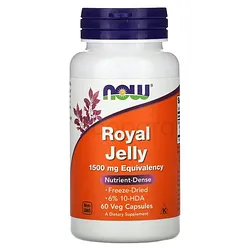 NOW GELEE ROYALE ROYAL JELLY 1500MG BOITE DE 60 GELULES
