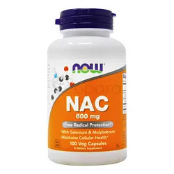 NOW NAC 600MG BOITE DE 100 GELULES