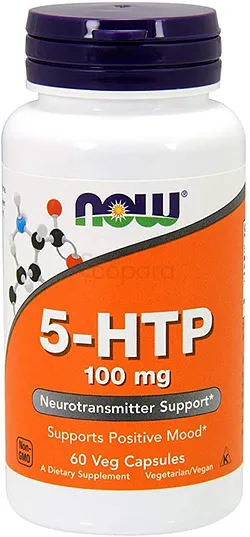 NOW 5-HTP 100MG BOITE DE 60 CAPSULES