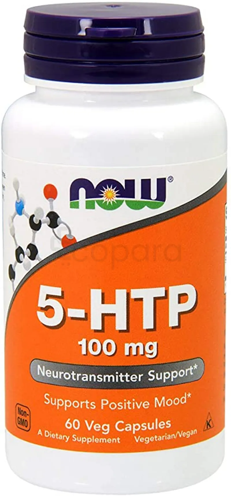 NOW 5-HTP 100MG BOITE DE 60 CAPSULES