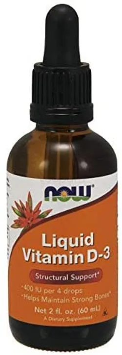 NOW FOODS LIQUID VITAMIN D-3 2 60ML