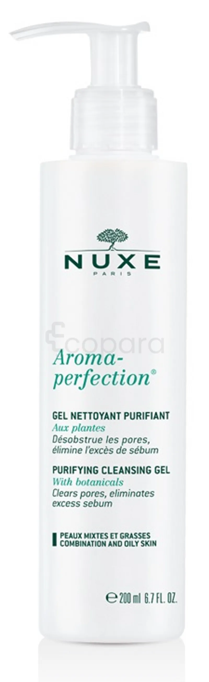 NUXE AROMAPERFECTION GEL NETTOYANT PURIFIANT 200ML