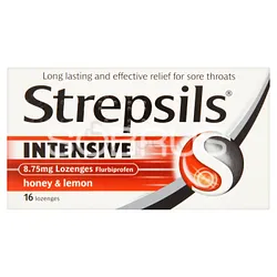 STREPSILS INTENSIVE FLURBIPROFENE 8.75MG BOITE DE 16 COMPRIMES