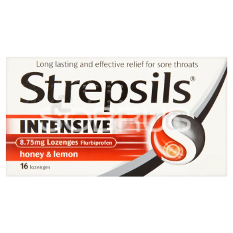 STREPSILS INTENSIVE FLURBIPROFENE 8.75MG BOITE DE 16 COMPRIMES