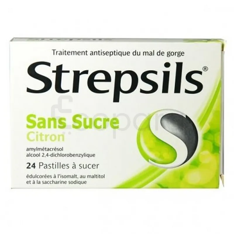STREPSILS CITRON BOITE DE 24 COMPRIMES