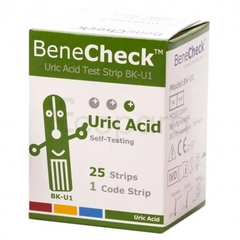 BENECHECK ACIDE URIQUE BANDELETTE PAR UNITE
