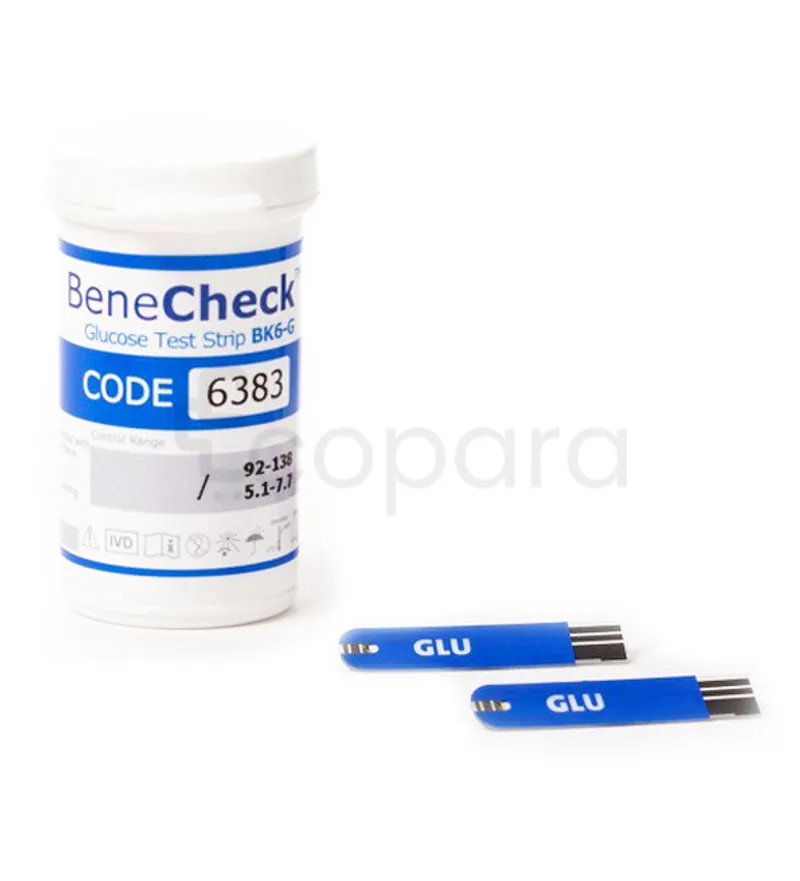 BENECHECK GLUCOSE BOITE DE 25 BANDELETTES