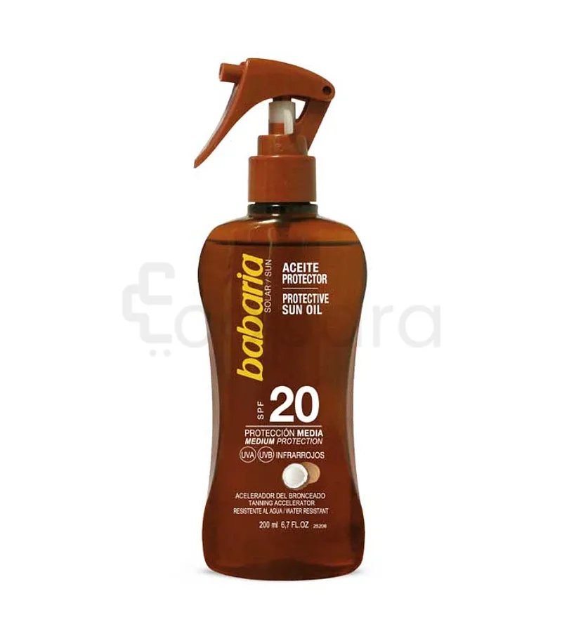 BABARIA COCO ACEITE PROTECTIVE SUN OIL SPF20 200ML