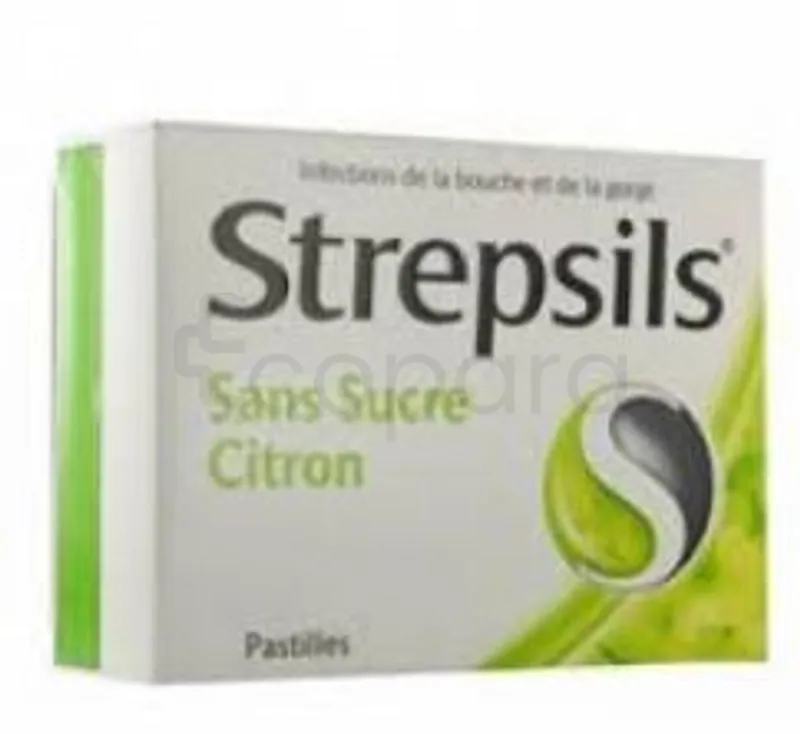 STREPSILS SANS SUCRE CITRON BOITE DE 16 COMPRIMES