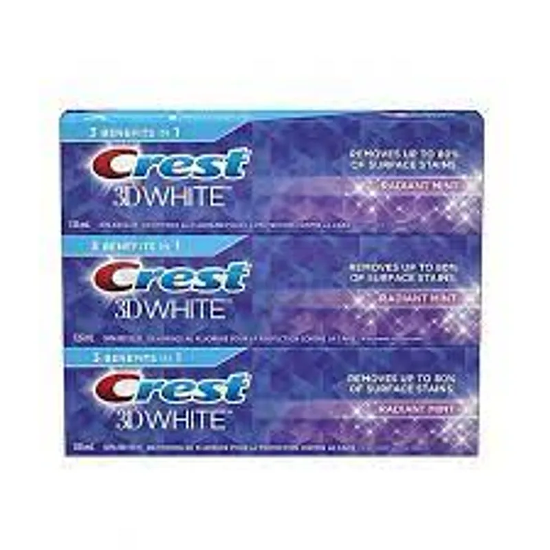 CREST PACK DENTIFRICE 3D WHITE *3