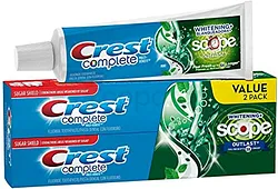 CREST PACK DENTIFRICE PLUS SCOPE COMPLETE *2