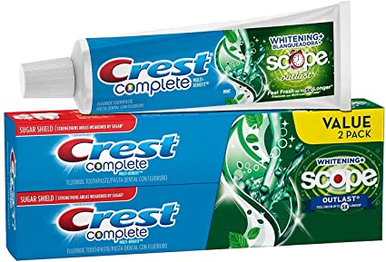 CREST PACK DENTIFRICE PLUS SCOPE COMPLETE *2